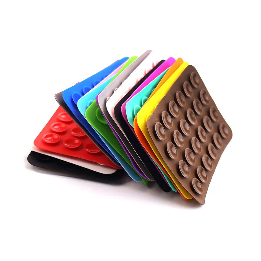 Double Side Silicone Phone Case Holder Suction Pad Mobile Phone Adhesive Rubber Sucker Bracket for Selfies Phone Accessory