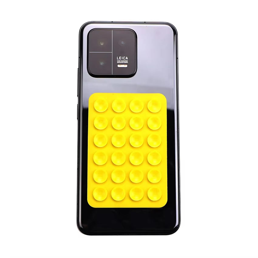 Double Side Silicone Phone Case Holder Suction Pad Mobile Phone Adhesive Rubber Sucker Bracket for Selfies Phone Accessory