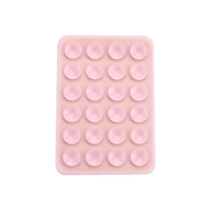 Double Side Silicone Phone Case Holder Suction Pad Mobile Phone Adhesive Rubber Sucker Bracket for Selfies Phone Accessory