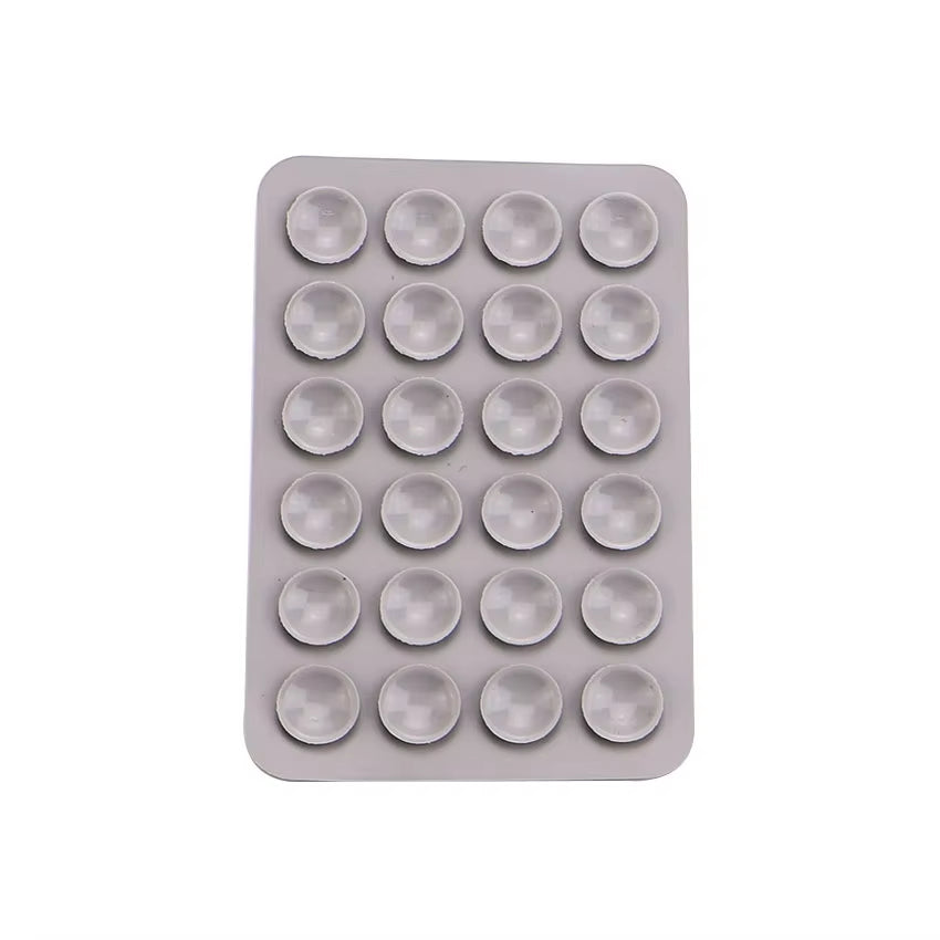 Double Side Silicone Phone Case Holder Suction Pad Mobile Phone Adhesive Rubber Sucker Bracket for Selfies Phone Accessory