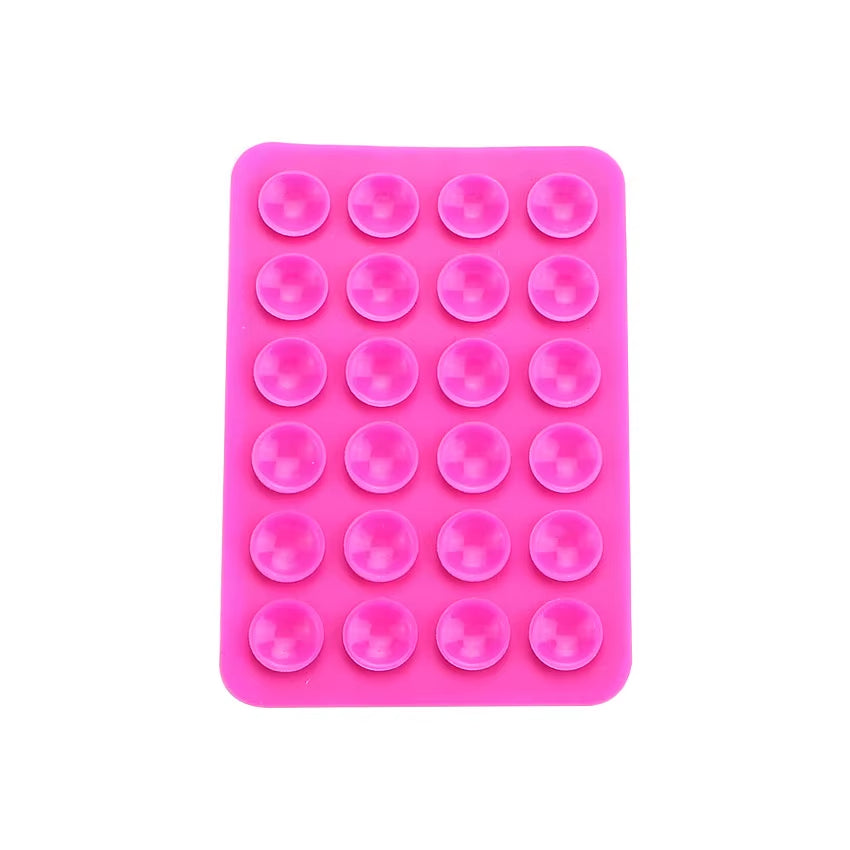 Double Side Silicone Phone Case Holder Suction Pad Mobile Phone Adhesive Rubber Sucker Bracket for Selfies Phone Accessory