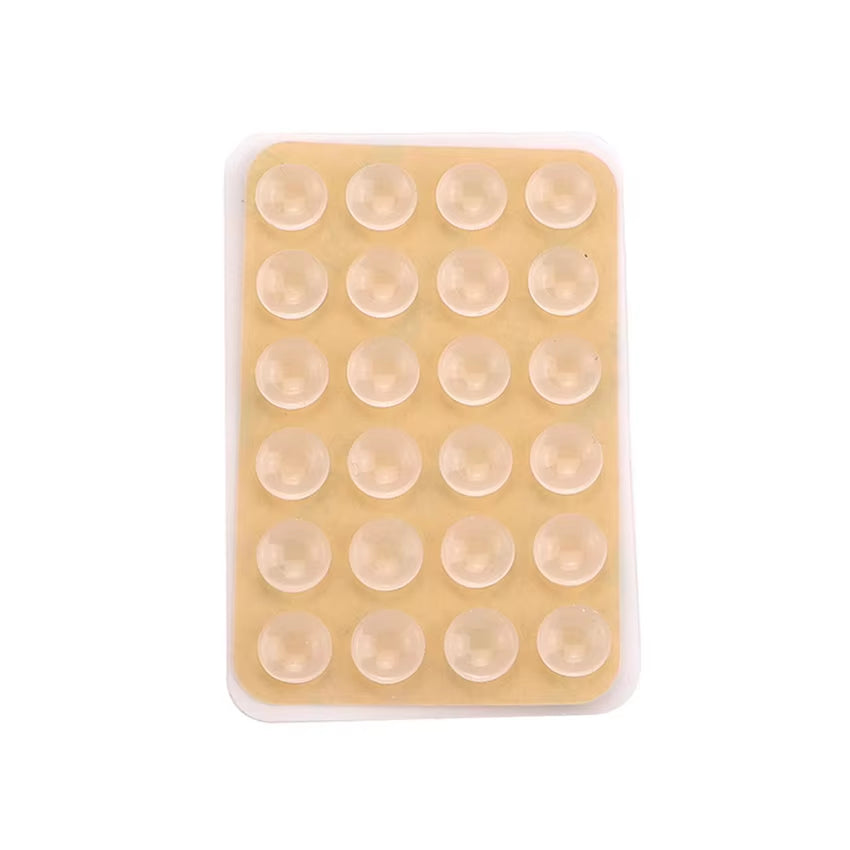 Double Side Silicone Phone Case Holder Suction Pad Mobile Phone Adhesive Rubber Sucker Bracket for Selfies Phone Accessory
