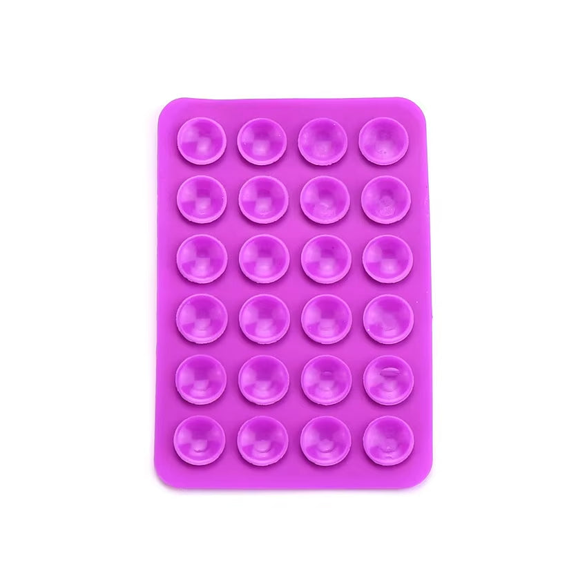 Double Side Silicone Phone Case Holder Suction Pad Mobile Phone Adhesive Rubber Sucker Bracket for Selfies Phone Accessory