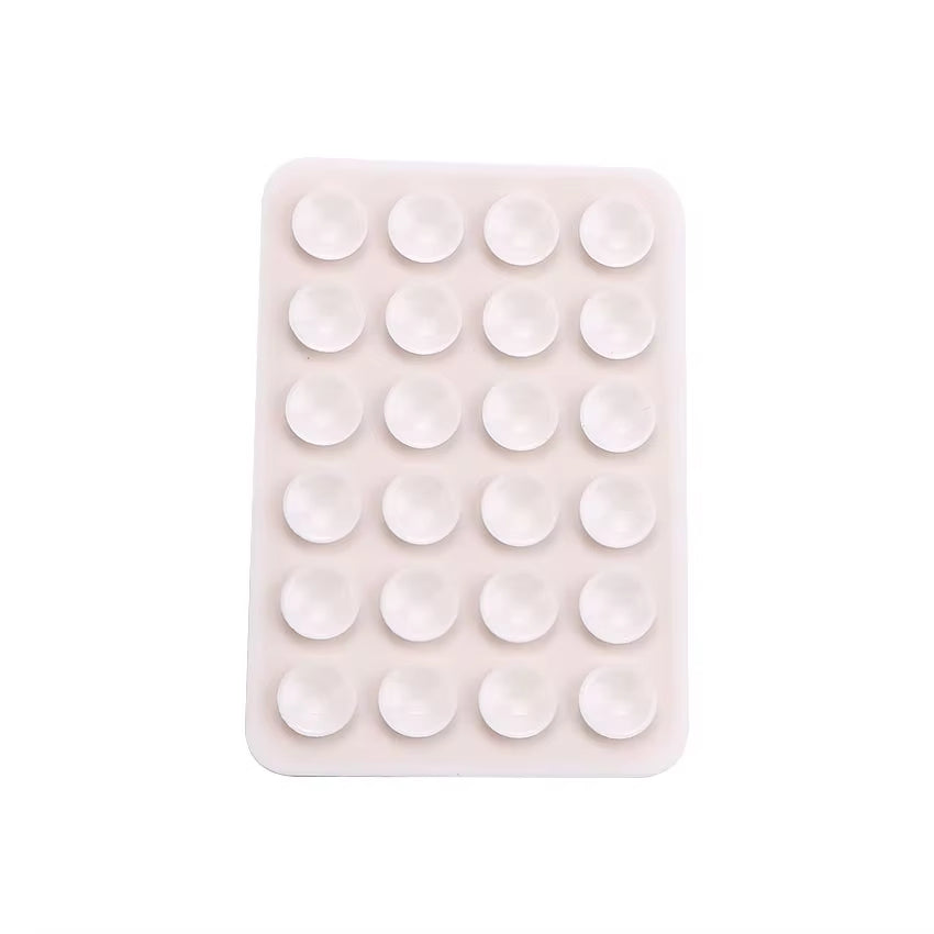 Double Side Silicone Phone Case Holder Suction Pad Mobile Phone Adhesive Rubber Sucker Bracket for Selfies Phone Accessory