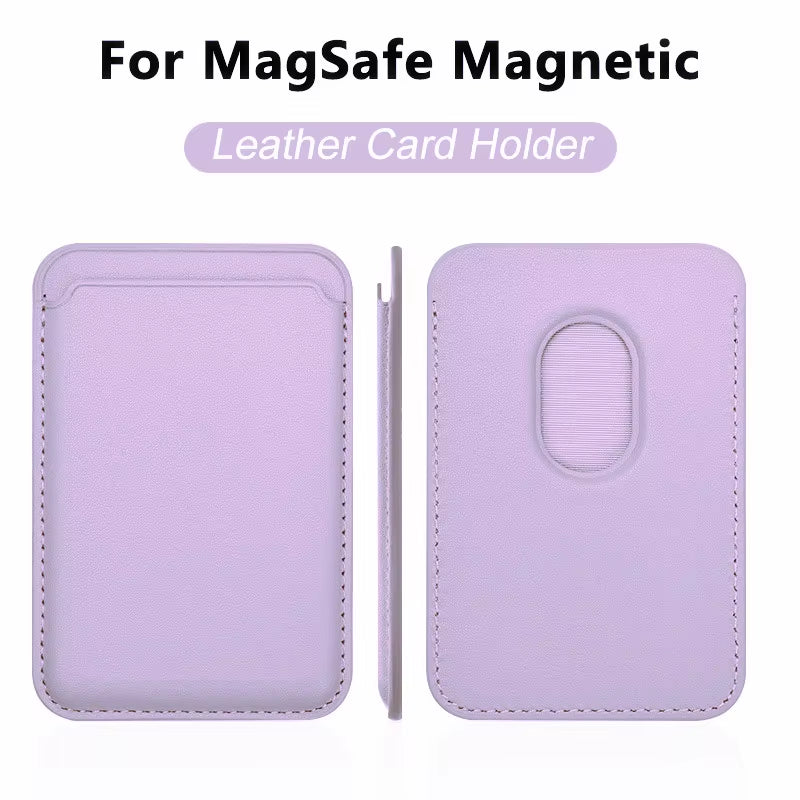 Luxury for Magsafe Magnetic Leather Wallet Case for Iphone 13 12 16 14 Pro Max 15Pro S24 Card Holder Phone Bag Cover Accessories