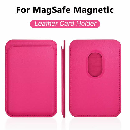 Luxury for Magsafe Magnetic Leather Wallet Case for Iphone 13 12 16 14 Pro Max 15Pro S24 Card Holder Phone Bag Cover Accessories