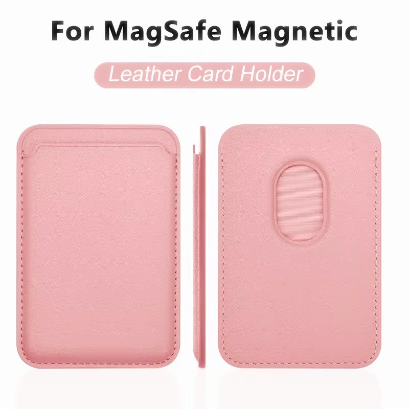 Luxury for Magsafe Magnetic Leather Wallet Case for Iphone 13 12 16 14 Pro Max 15Pro S24 Card Holder Phone Bag Cover Accessories