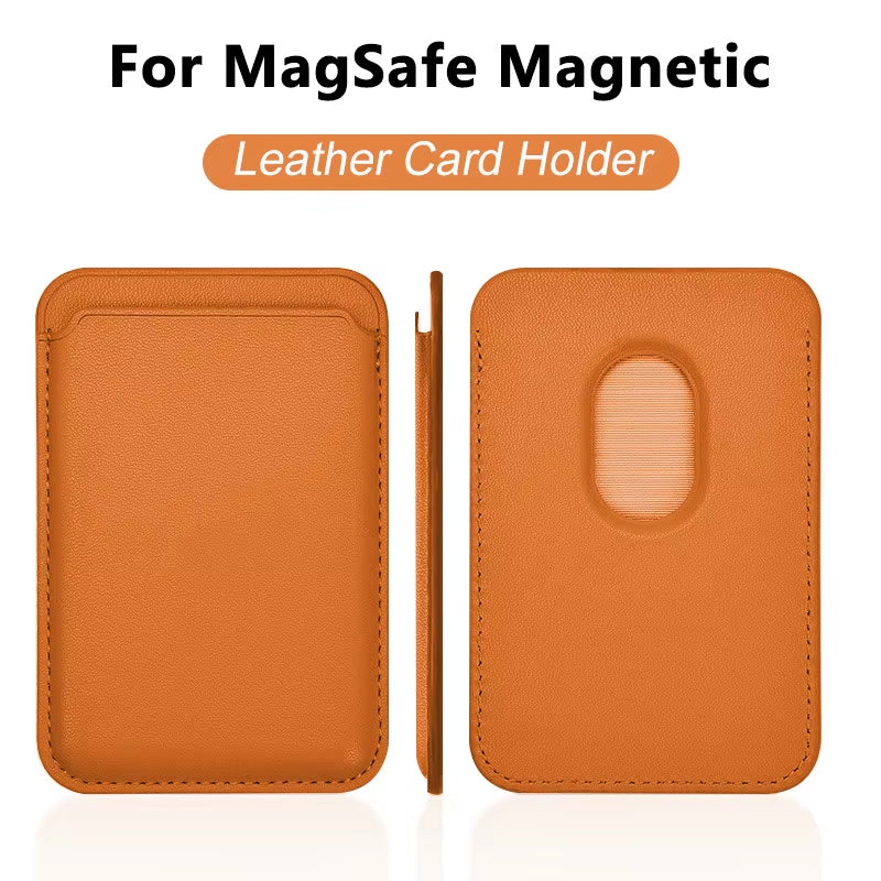 Luxury for Magsafe Magnetic Leather Wallet Case for Iphone 13 12 16 14 Pro Max 15Pro S24 Card Holder Phone Bag Cover Accessories