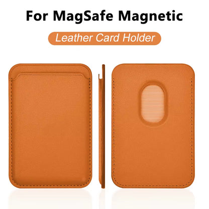 Luxury for Magsafe Magnetic Leather Wallet Case for Iphone 13 12 16 14 Pro Max 15Pro S24 Card Holder Phone Bag Cover Accessories