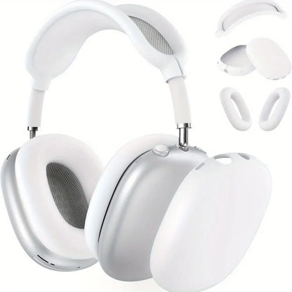 3 in 1 Soft Silicone Skin Protector Headphones Case for Airpods Max Cases anti Scratch Shockproof Earphone Cover Accessories