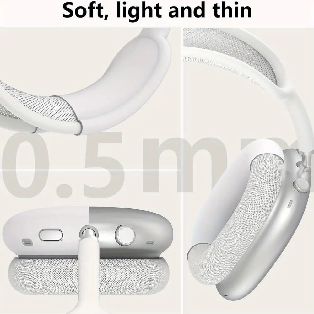3 in 1 Soft Silicone Skin Protector Headphones Case for Airpods Max Cases anti Scratch Shockproof Earphone Cover Accessories