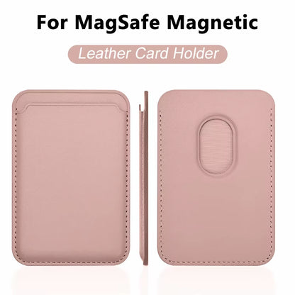 Luxury for Magsafe Magnetic Leather Wallet Case for Iphone 13 12 16 14 Pro Max 15Pro S24 Card Holder Phone Bag Cover Accessories