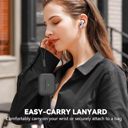 Silicone Protective Case for AirPods Pro with Cleaning Kit - Compatible with 1st and 2nd Generation 