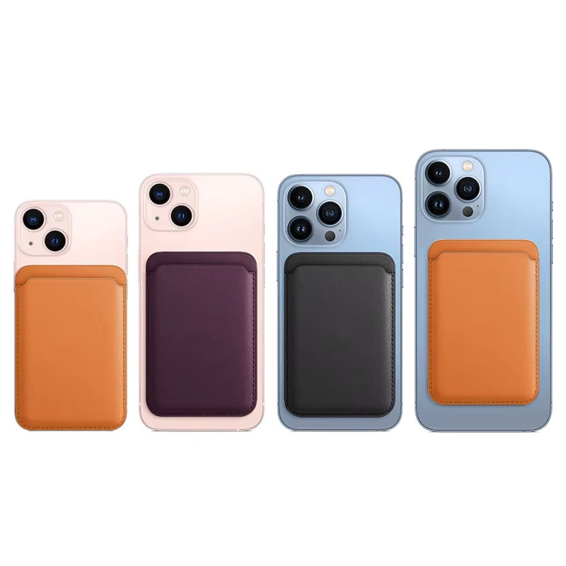 Luxury for Magsafe Magnetic Leather Wallet Case for Iphone 13 12 16 14 Pro Max 15Pro S24 Card Holder Phone Bag Cover Accessories