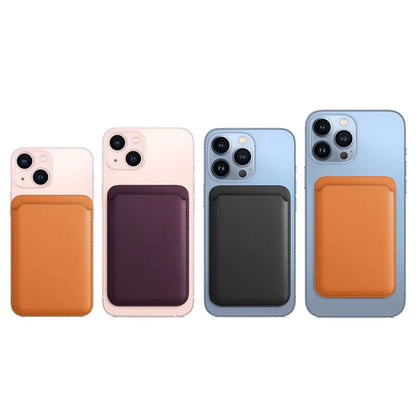Luxury for Magsafe Magnetic Leather Wallet Case for Iphone 13 12 16 14 Pro Max 15Pro S24 Card Holder Phone Bag Cover Accessories