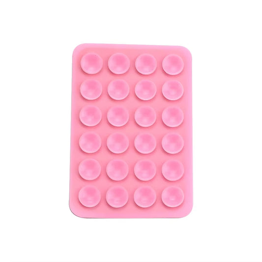 Double Side Silicone Phone Case Holder Suction Pad Mobile Phone Adhesive Rubber Sucker Bracket for Selfies Phone Accessory