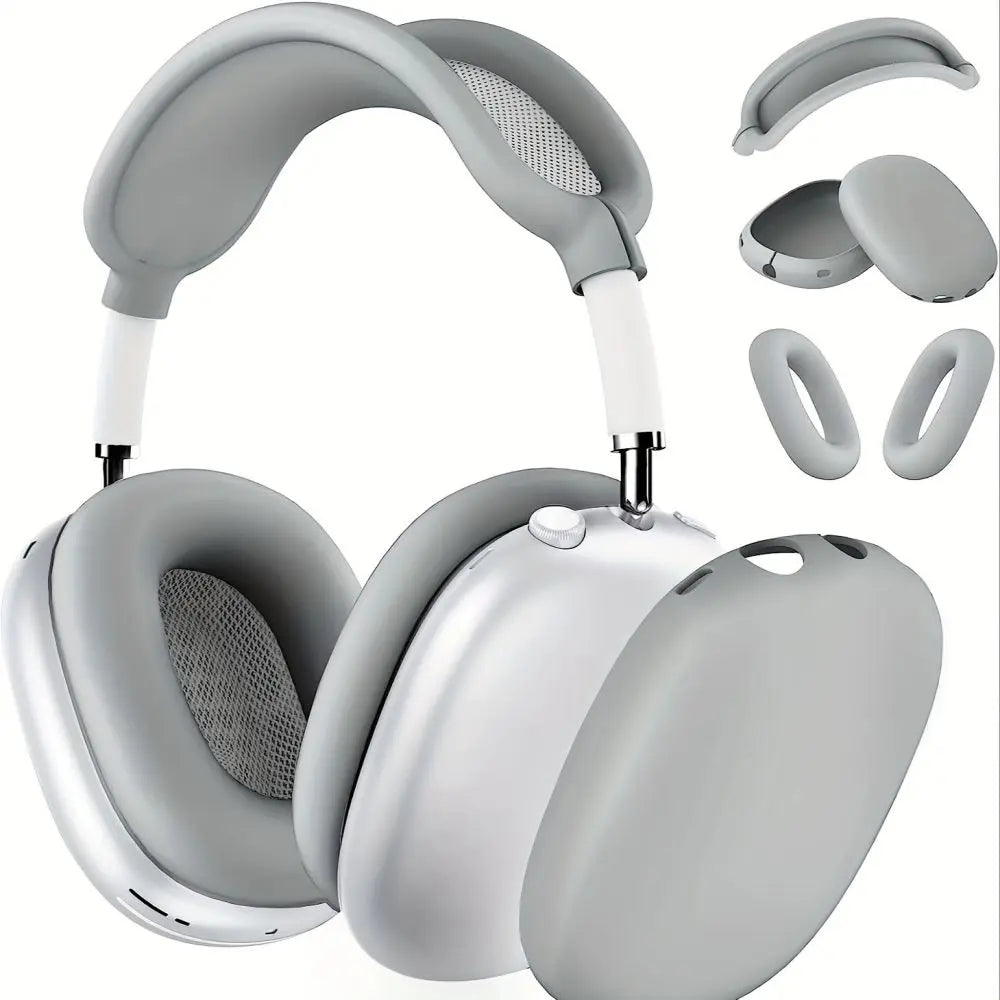 3 in 1 Soft Silicone Skin Protector Headphones Case for Airpods Max Cases anti Scratch Shockproof Earphone Cover Accessories