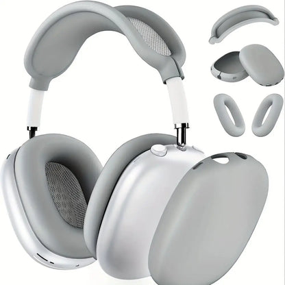 3 in 1 Soft Silicone Skin Protector Headphones Case for Airpods Max Cases anti Scratch Shockproof Earphone Cover Accessories