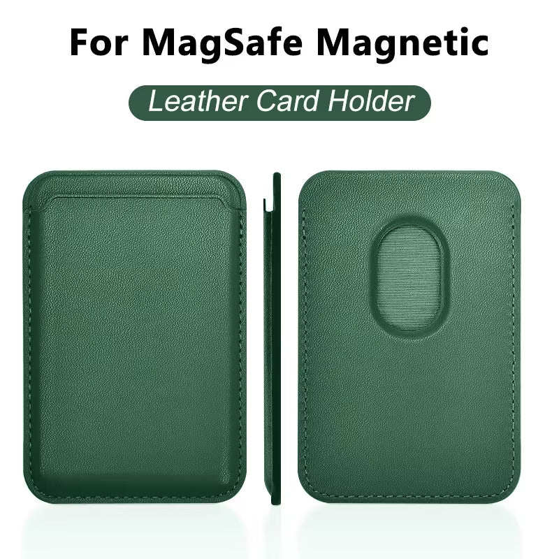 Luxury for Magsafe Magnetic Leather Wallet Case for Iphone 13 12 16 14 Pro Max 15Pro S24 Card Holder Phone Bag Cover Accessories