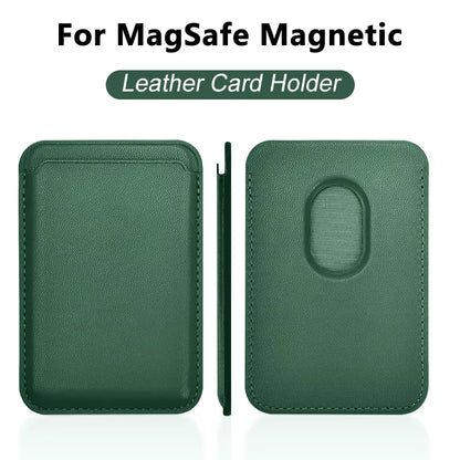 Luxury for Magsafe Magnetic Leather Wallet Case for Iphone 13 12 16 14 Pro Max 15Pro S24 Card Holder Phone Bag Cover Accessories