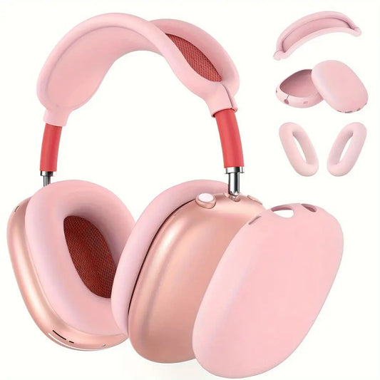 3 in 1 Soft Silicone Skin Protector Headphones Case for Airpods Max Cases anti Scratch Shockproof Earphone Cover Accessories