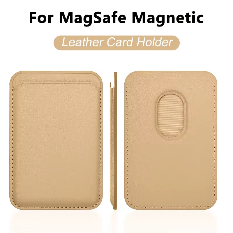 Luxury for Magsafe Magnetic Leather Wallet Case for Iphone 13 12 16 14 Pro Max 15Pro S24 Card Holder Phone Bag Cover Accessories