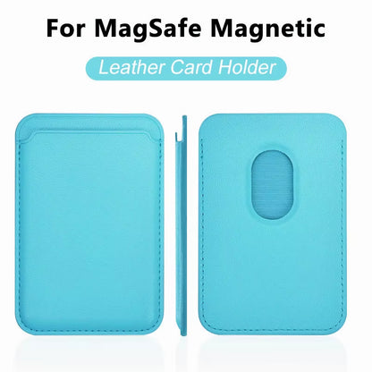 Luxury for Magsafe Magnetic Leather Wallet Case for Iphone 13 12 16 14 Pro Max 15Pro S24 Card Holder Phone Bag Cover Accessories